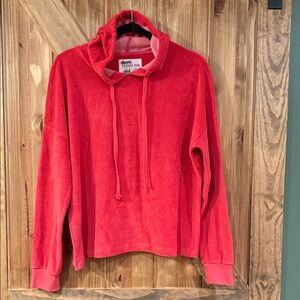 Vibrant Red Women's lightweight Hoodie